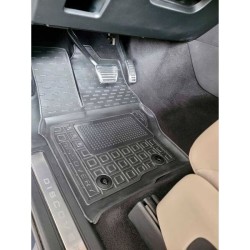 Килимки в салон Land Rover Discovery 5 2017- гумові, чорні (AVTO-Gumm)