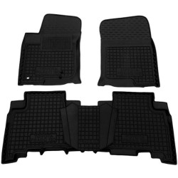 Килимки в салон Toyota Land Cruiser Prado 150 2010-/2013-/2017- гумові, чорні (AVTO-Gumm)