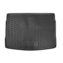 Килимок в багажник Volkswagen Golf 5 2003-2009 хетчбек, з повнорозмірною запаскою гумовий, чорний (AVTO-Gumm)