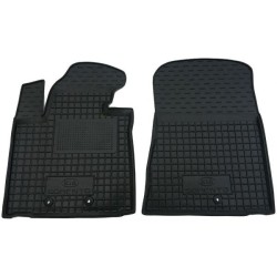Килимки передні Kia Sorento 2013-2015 5 місць гумові, чорні (AVTO-Gumm)