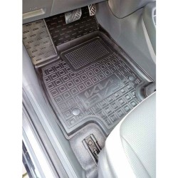 Килимки в салон Kia EV3 2024- гумові, чорні (AVTO-Gumm)