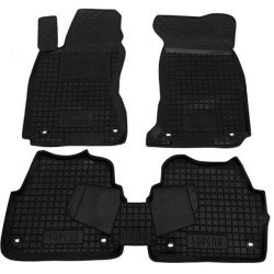 Килимки в салон Skoda SuperB 2001-2008 гумові, чорні (AVTO-Gumm)
