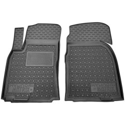 Килимки передні Hyundai Matrix 2001-2010 гумові, чорні (AVTO-Gumm)