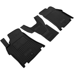 Килимки в салон Hyundai H1 2007- 1+1, передні гумові, чорні (AVTO-Gumm)