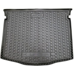 Килимок в багажник Ford Kuga 3 2020- з докаткою гумовий, чорний (AVTO-Gumm)