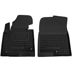 Килимки передні Hyundai Santa Fe (DM) 2012-2017 5 місць гумові, чорні (AVTO-Gumm)