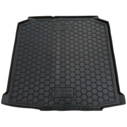 Килимок в багажник Skoda Fabia 2 2007-2014 універсал гумовий, чорний (AVTO-Gumm)