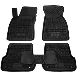 Килимки в салон Audi A4 (B6/B7) 2001-2007 гумові, чорні (AVTO-Gumm)