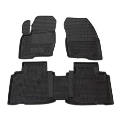 Килимки в салон Ford Edge 2 2015- гумові, чорні (AVTO-Gumm)