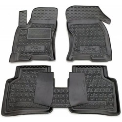 Килимки в салон Ford Mondeo 3 2000-2007 гумові, чорні (AVTO-Gumm)