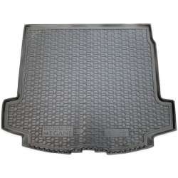 Килимок в багажник Renault Megane 2 2003-2009 універсал гумовий, чорний (AVTO-Gumm)