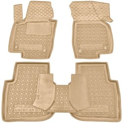 Килимки в салон Volkswagen Passat B7 2011- USA гумові, бежеві (AVTO-Gumm)