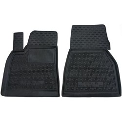 Килимки передні Tesla Model S 2012-2020 без фіксаторів гумові, чорні (AVTO-Gumm) Килимки передні Tesla Model S 2012-2020 без фіксаторів гумові, чорні (AVTO-Gumm)