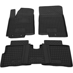 Килимки в салон Kia Soul 2008-2014 гумові, чорні (AVTO-Gumm)