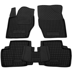 Килимки в салон Citroen C4 2010- гумові, чорні (AVTO-Gumm)