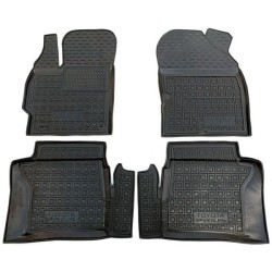 Килимки в салон Toyota Prius 2010-2015 гумові, чорні (AVTO-Gumm)