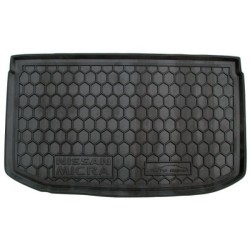 Килимок в багажник Nissan Micra (K13) 2010- гумовий, чорний (AVTO-Gumm)