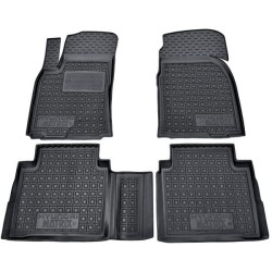 Килимки в салон Hyundai Matrix 2001-2010 гумові, чорні (AVTO-Gumm)