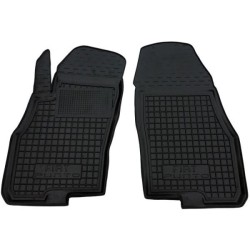 Килимки передні Fiat Punto 2005- гумові, чорні (AVTO-Gumm)