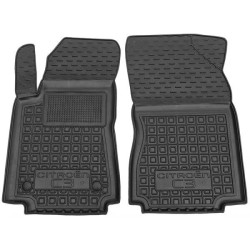 Килимки передні Citroen C3 2016-2024 гумові, чорні (AVTO-Gumm)