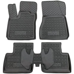Килимки в салон Smart Forfour 453 2014- гумові, чорні (AVTO-Gumm)