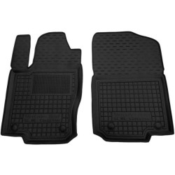 Килимки передні Mercedes GL (X166) 2012-/GLS 2014- 7 місць гумові, чорні (AVTO-Gumm)