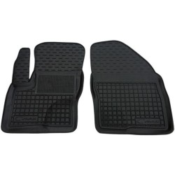 Килимки передні Ford C-Max 2002-2010 гумові, чорні (AVTO-Gumm)