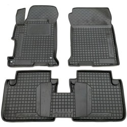 Килимки в салон Honda Accord 2013-2016 гумові, чорні (AVTO-Gumm)