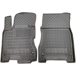 Килимки передні Renault Koleos 2008-2015 гумові, чорні (AVTO-Gumm)
