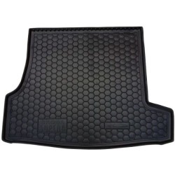 Килимок в багажник Skoda SuperB 2001-2008 гумовий, чорний (AVTO-Gumm)