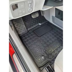 Килимки в салон Hyundai Ioniq 6 2022- гумові, чорні (AVTO-Gumm)