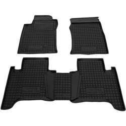Килимки в салон Toyota Land Cruiser Prado 120 2002-2009 гумові, чорні (AVTO-Gumm)