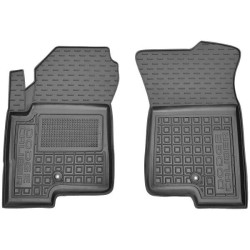 Килимки передні Dodge Caliber 2006- гумові, чорні (AVTO-Gumm)