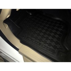 Килимок водійський Mitsubishi Pajero Sport 2016- гумовий, чорний (AVTO-Gumm)