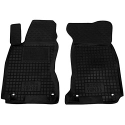 Килимки передні Skoda SuperB 2001-2008 гумові, чорні (AVTO-Gumm)