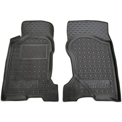 Килимки передні Opel Frontera B 1998-2004 гумові, чорні (AVTO-Gumm)