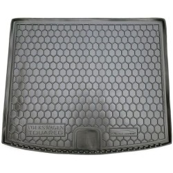 Килимок в багажник Volkswagen Touareg 2010-2017 2-зонний клімат-контроль гумовий, чорний (AVTO-Gumm)