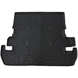 Килимок в багажник Toyota Land Cruiser 200 2007- 7 місць гумовий, чорний (AVTO-Gumm)