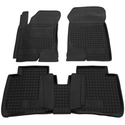 Килимки в салон Kia Cerato 2004-2009 гумові, чорні (AVTO-Gumm)