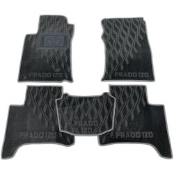 Текстильні килимки в салон Toyota Land Cruiser Prado 2002- (V) сірі AVTO-Tex