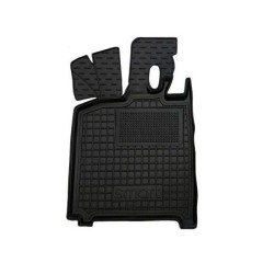 Килимок водійський Smart Fortwo 451 2007- гумовий, чорний (AVTO-Gumm)