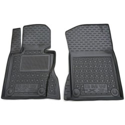 Килимки передні BMW X3 (E83) 2004-2010 гумові, чорні (AVTO-Gumm)