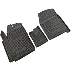 Килимки в салон Citroen Jumpy 2007-/Fiat Scudo 2007-/Peugeot Expert 2007- 2.0 гумові, чорні (AVTO-Gumm)