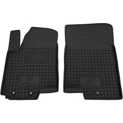 Килимки передні Kia Soul 2008-2014 гумові, чорні (AVTO-Gumm)