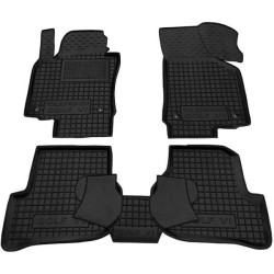 Килимки в салон Volkswagen Golf 5 2003-/6 2009- гумові, чорні (AVTO-Gumm)