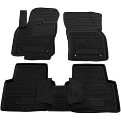 Килимки в салон Volkswagen Tiguan 2016-2023 гумові, чорні (AVTO-Gumm)