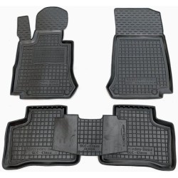 Килимки в салон Mercedes GLC (X253) 2016- гумові, чорні (AVTO-Gumm)
