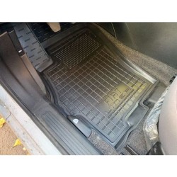 Килимки передні Fiat Linea 2007- гумові, чорні (AVTO-Gumm)