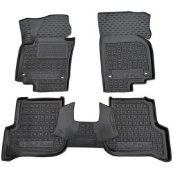 Килимки в салон Volkswagen Golf Plus 2004-2014 гумові, чорні (AVTO-Gumm)