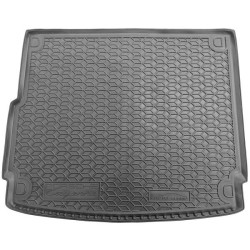 Килимок в багажник Porsche Cayenne 2010-2017 із сабвуфером гумовий, чорний (AVTO-Gumm)